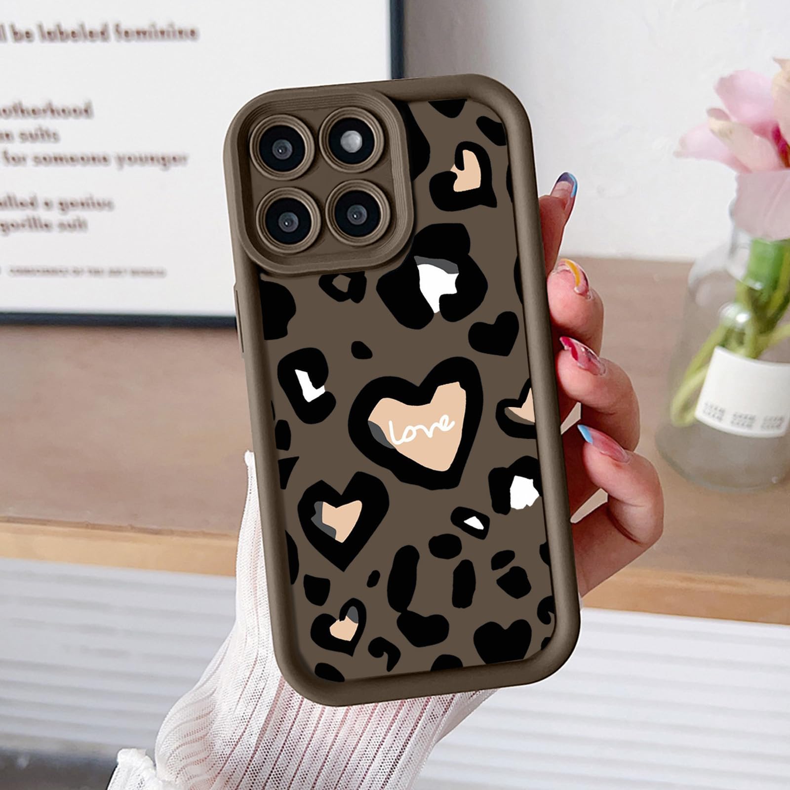 YANJIEER ESONG Süße Leopardenmuster Handyhülle für Xiaomi Re