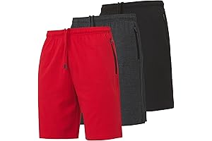 Ultra Performance Men's Athletic Shorts with Zip Pockets