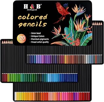 Amazon | Ninonly 色鉛筆 120色セット 油性色鉛筆 プロ専用 ソフト芯