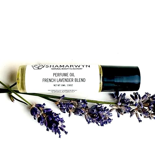 Miniatura 7 de Shamarwyn French Lavender Zen Blend Perfume Oil, Organic Jojoba Base with Botanical Lavender, Orange, Wild Marjoram & Frankincense Pure Essential
