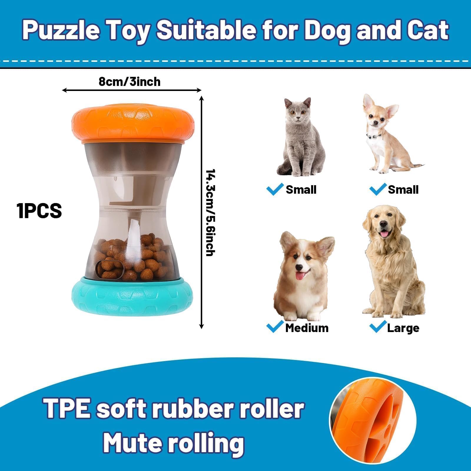 ZQSFPK Dog Enrichment Toy, Interactive Dog Toys for Boredom - Image 2