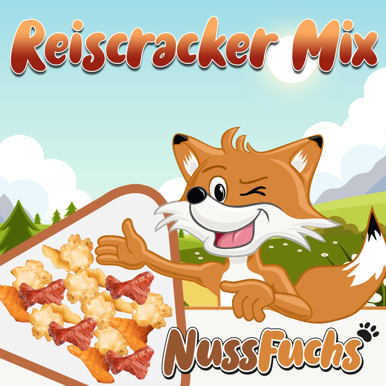 Reiscracker Mix 1,5kg Asia Fuji Reiscracker Mix salzig & würzig mit Sojasauce & feinem Paprika Geschmack knusprige Reis Crackers Snack Mischung - ideal für zwischendurch (1,5kg)