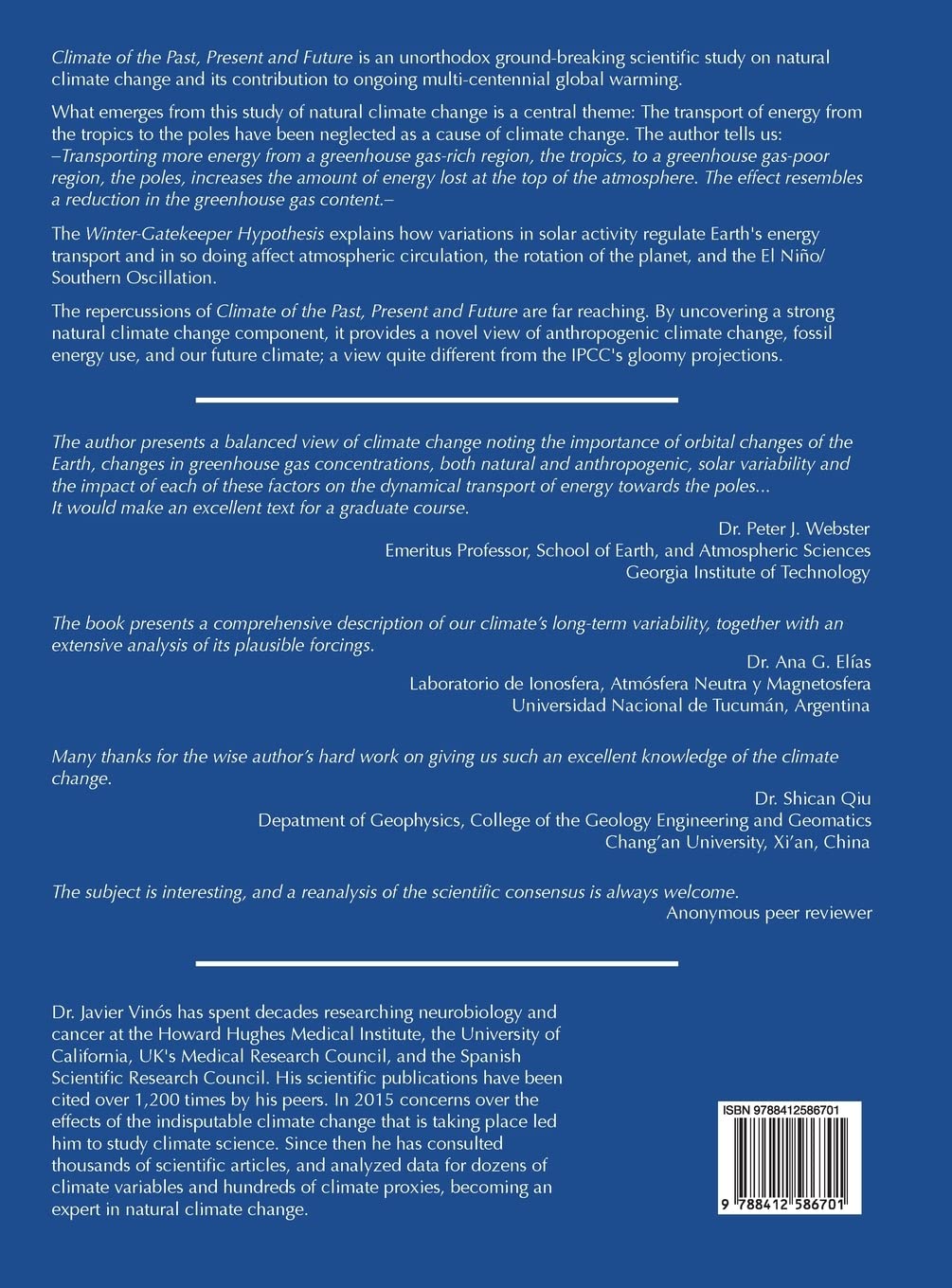 Climate of the Past, Present and Future: A Scientific Debate, 2nd ed.