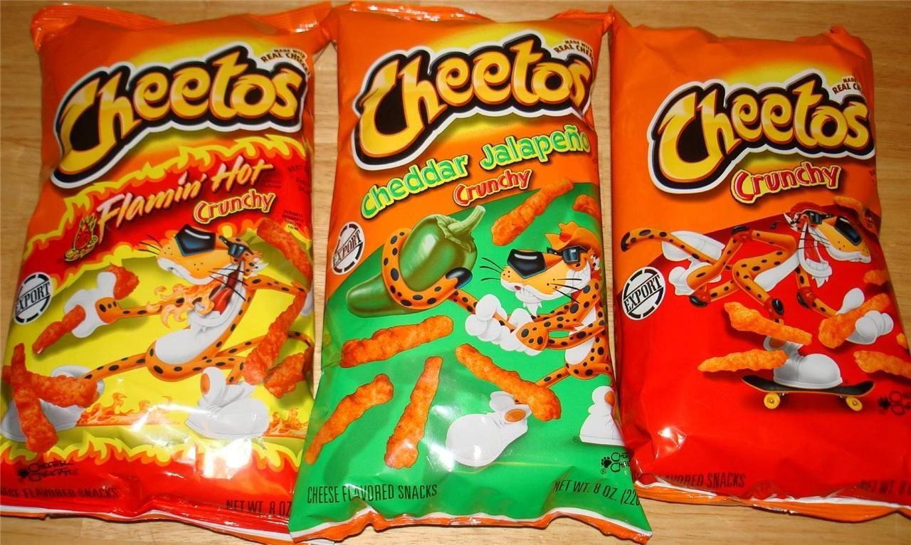 American cheetos trio pack