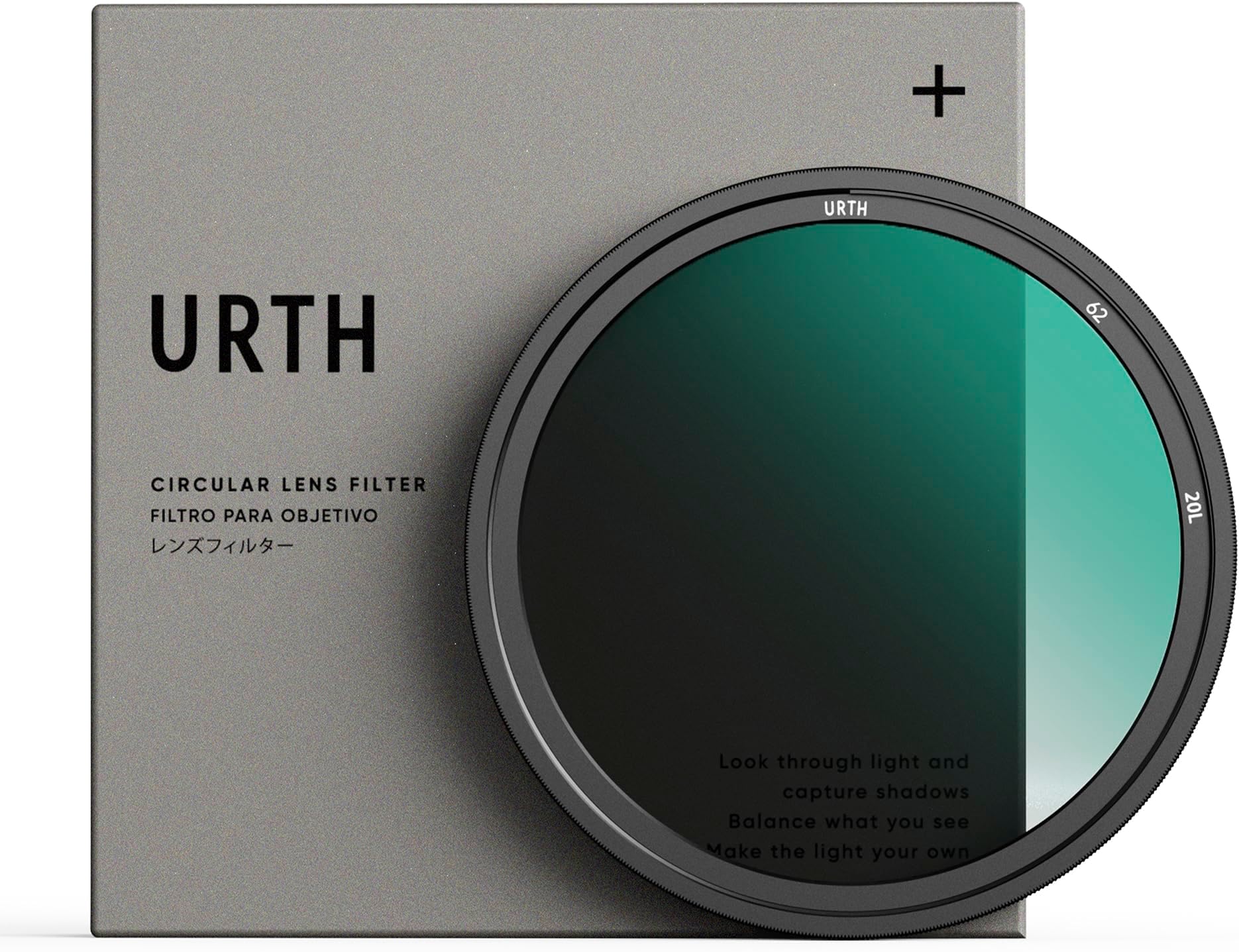 Urth 62mm Circular Polarizing (CPL) Lens Filter (Plus+) โ 20-Layer Nano-Coated, Slim Design for Camera Lens Polarization