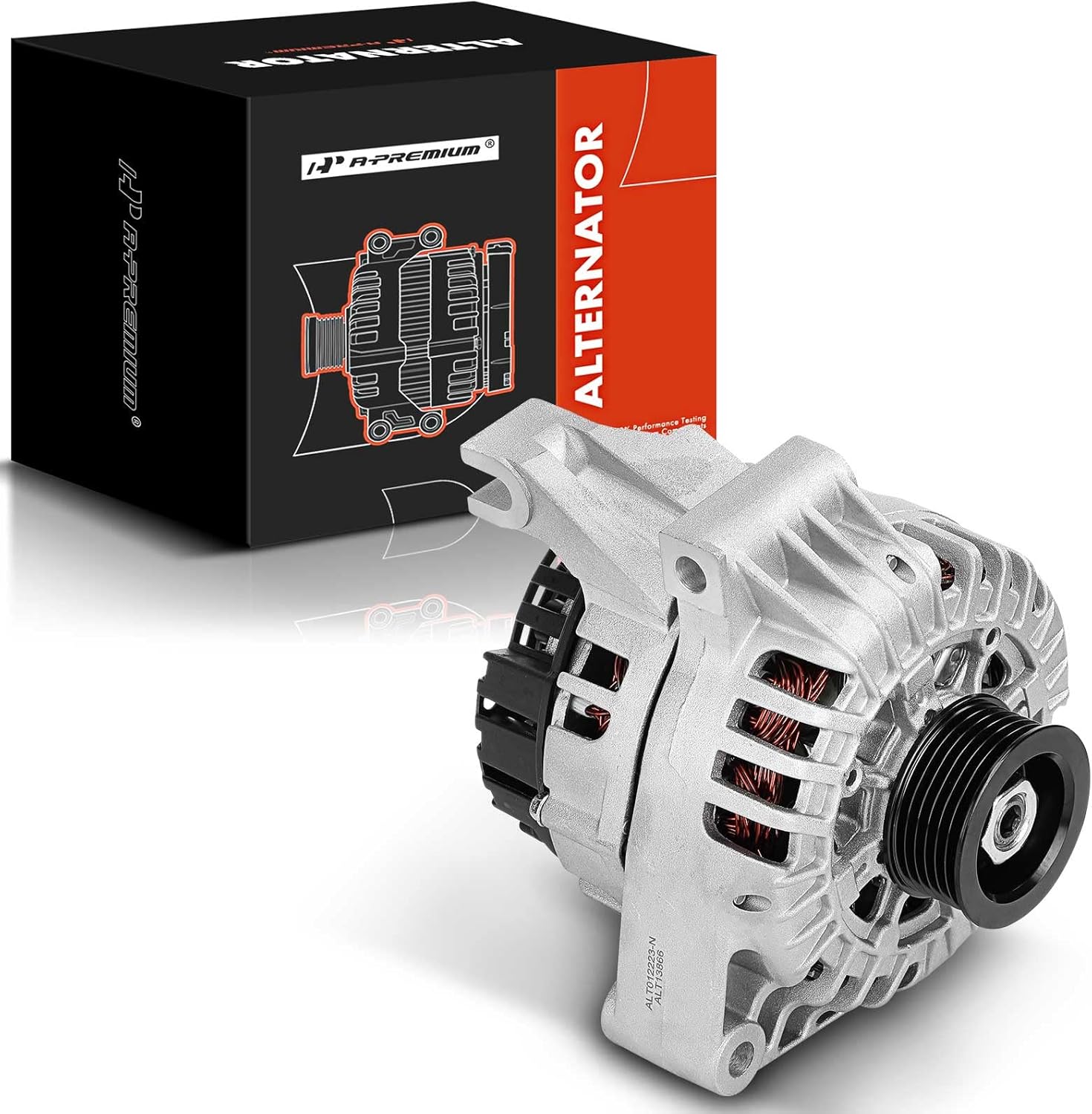 A-Premium Alternator Compatible with Buick Rendezvous 2002 2003 2004 2005 2006 2007 & Pontiac G6 2005, Aztek 2001-2005, 3.4L 3.5L, 12V 125Amp Clockwise 6-Groove Pulley
