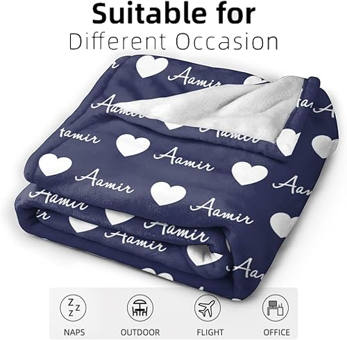 Miniatura 4 de Mantas de bebé personalizadas para niñas, manta de bebé suave personalizada para niños, regalos personalizados para bebés recién nacidos y manta