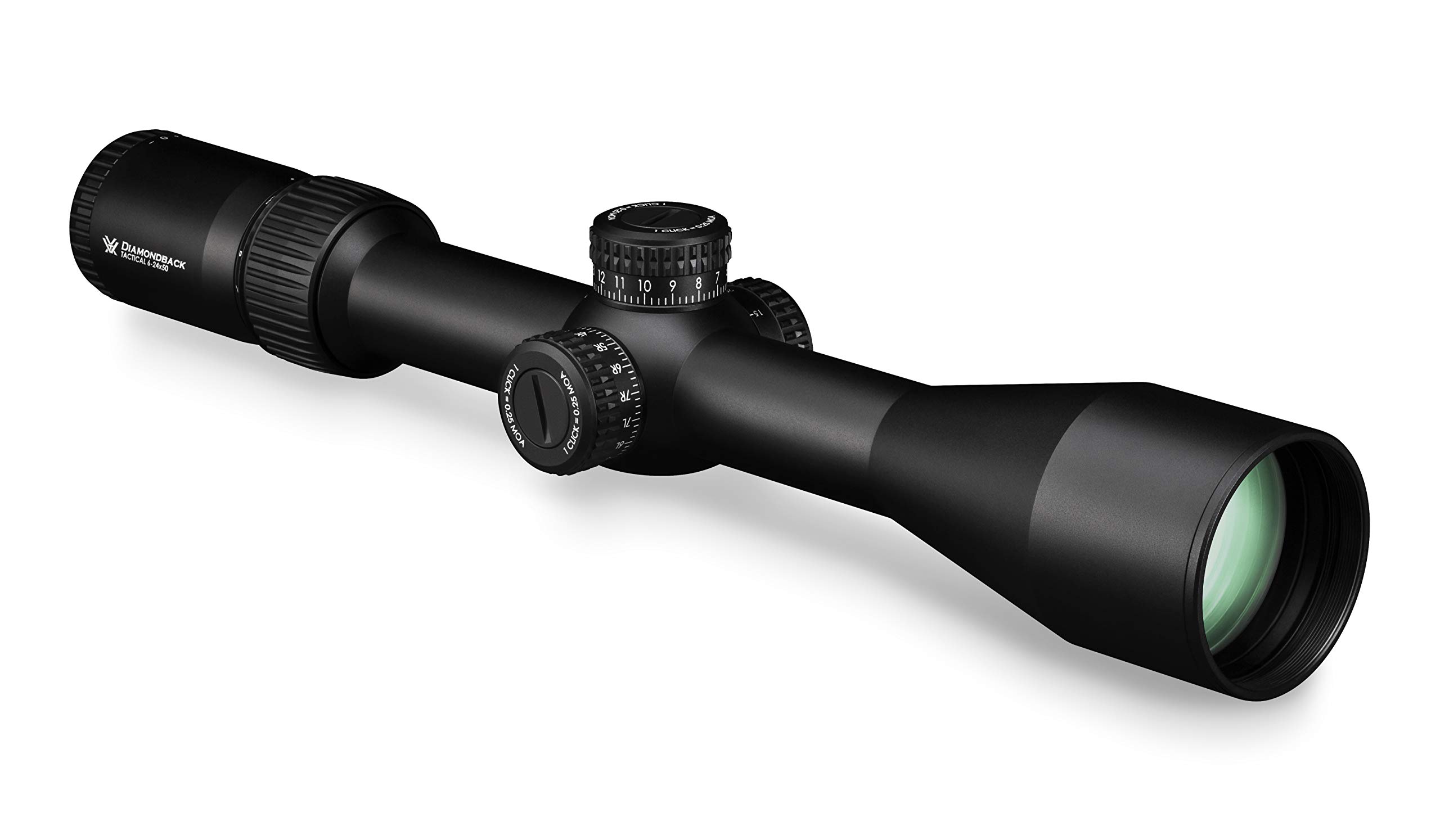 VortexOptics Diamondback Tactical Rifle Scope 6-24x 50mm Side Focus First Focal EBR-2C MOA Reticle Matte