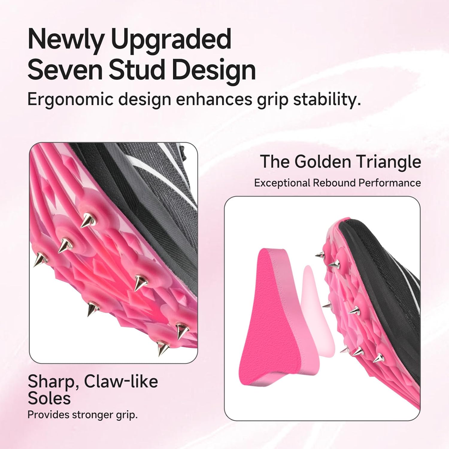 Track and Field Shoes Men Women Spikes Sneakers Full-Length Carbon Plate Track Race Jumping Sneakers Professional Running Tarck Spikes Shoes