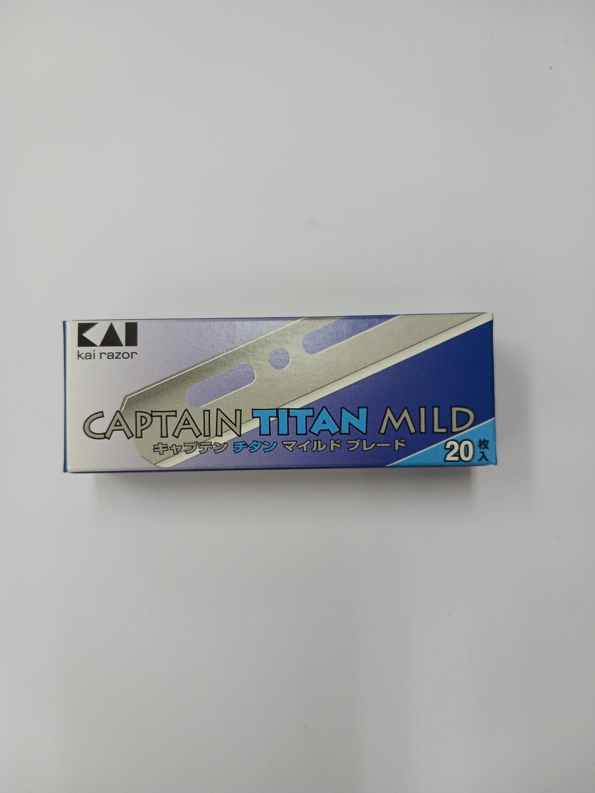 KAI Captain Titanium Mild Blade 20 Blades x 3 Pack 60 Total Japan