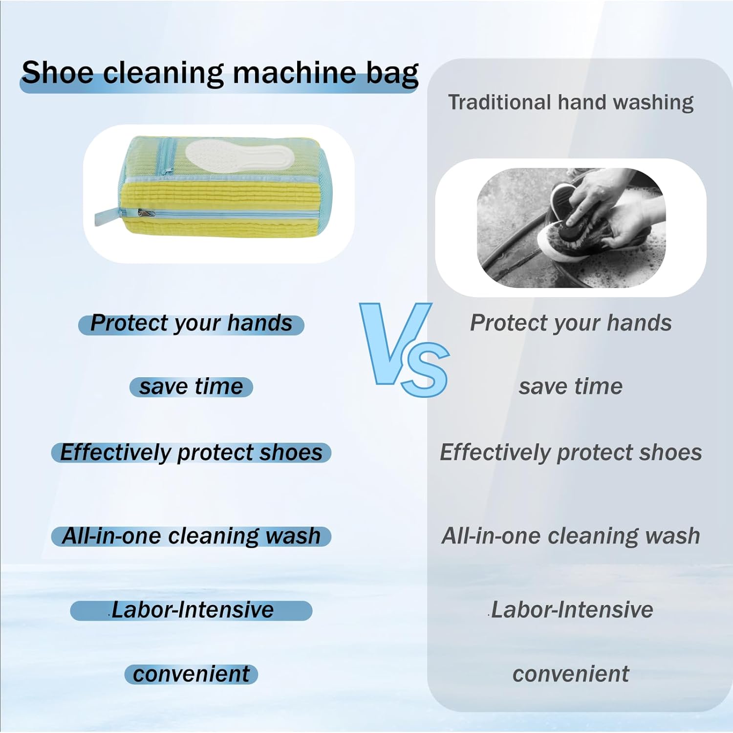 2 In 1 Shoe Washing Machine Bag,Upgrade with Mesh Insole Slot,Laundry Bag for Washer and Dryer,Drying,Shoes Machine Cleaner,for All Shoe Types - Image 7