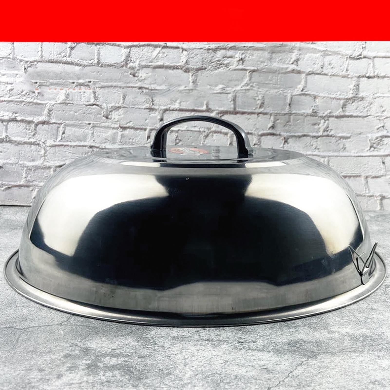 Coperchio Wok in Acciaio Inossidabile, Padella Circolare per Cucina (40 cm)