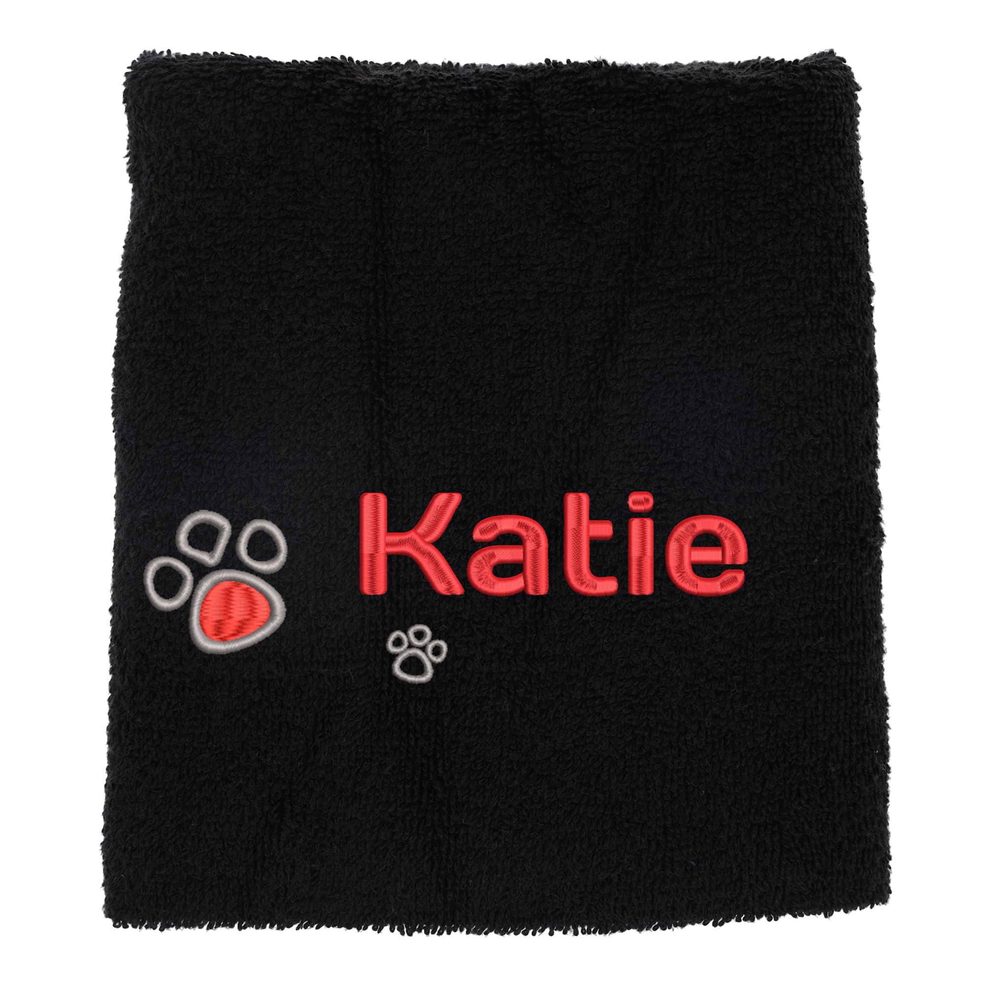 Always Looking Good Embroidered Personalised Dog Towel Super Absorbent Drying Dog Towel New Puppy Gifts Pet Presents… (Medium, Black) — image 1