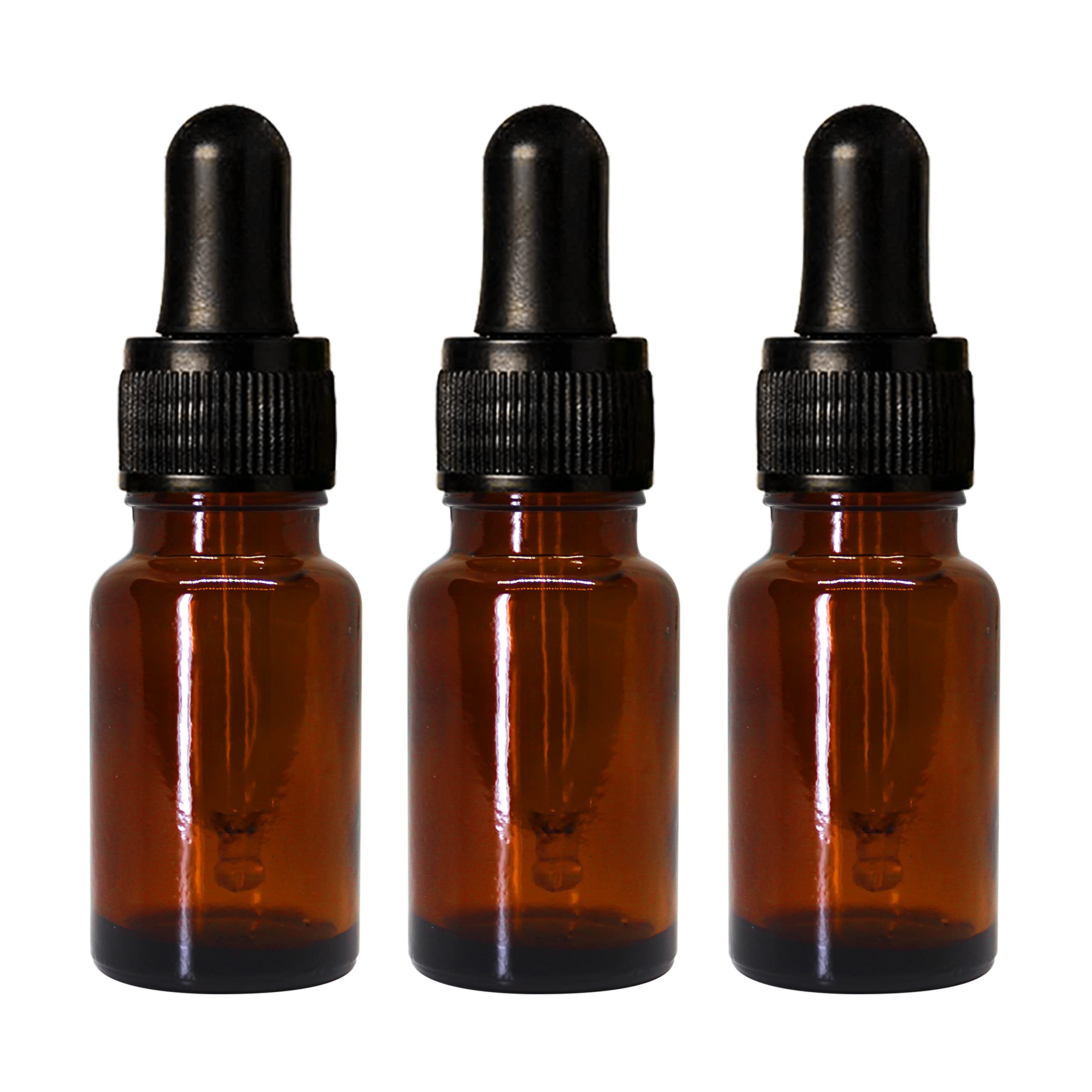 nsb herbals 10 ml Amber Round Empty Glass Bottle + Glass Dropper + Black Ring + Black Silicone Teat, Refillable, Reusable, Leak Proof for Essential Oils, Blends, DIY Perfumes & Face Oil (6)-picture-44