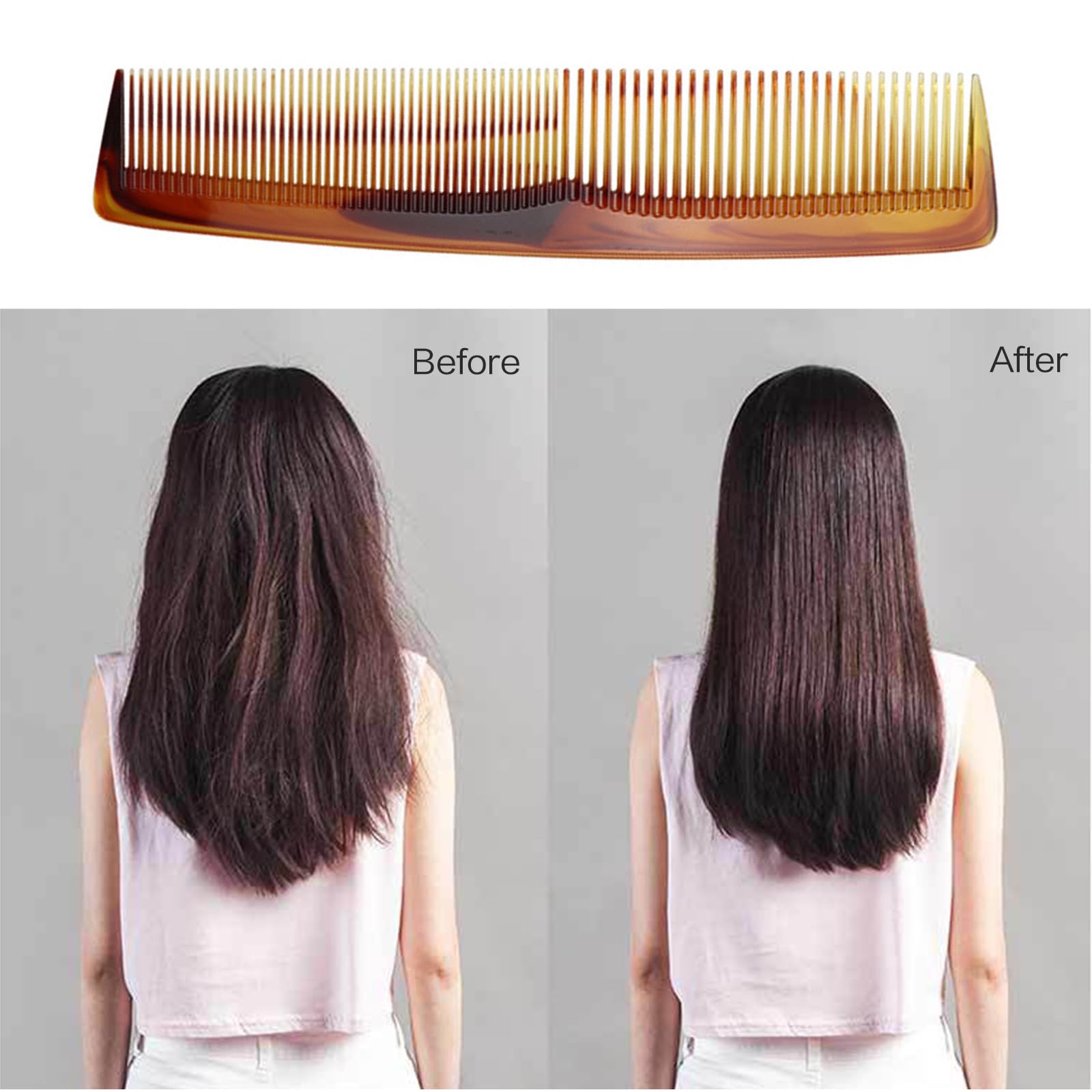 Brushes Handmade Combs Range 6T Medium Size Coarse and Fine Comb for Women - Image 3