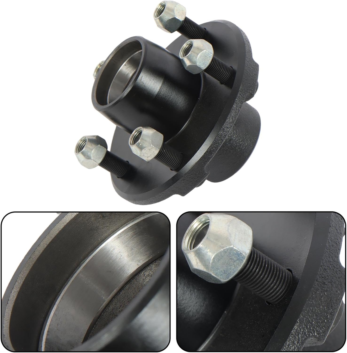 labwork 5 on 4.5 Inch Trailer Hub Bearing Kit Suitable for 2000lbs and 1 Inch Spindle Set of 2