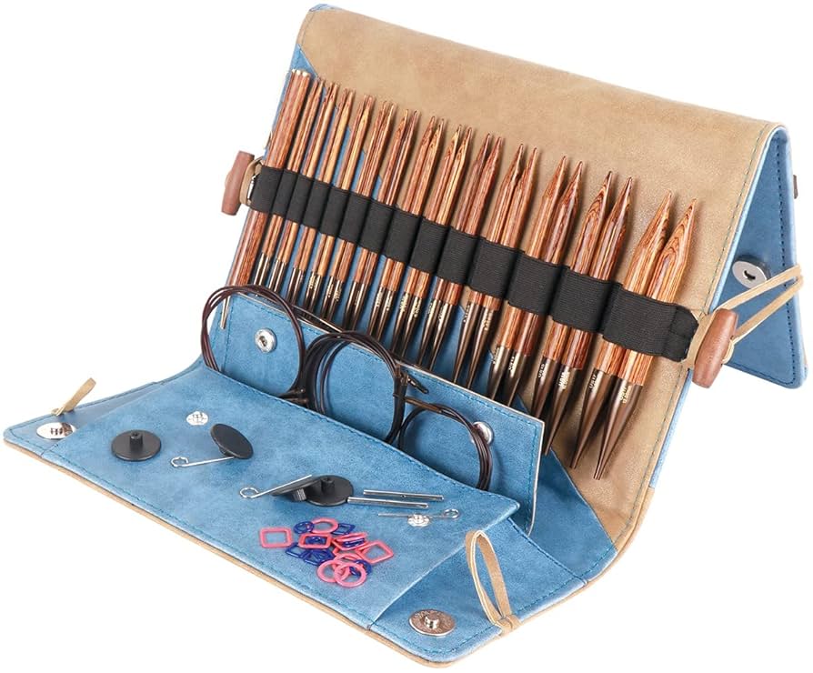 【WONDER WONDER】Lope Cozy Polar Bocashi Knit One-Piece Knitter's Pride Ginger Deluxe Interchangeable Needles Set