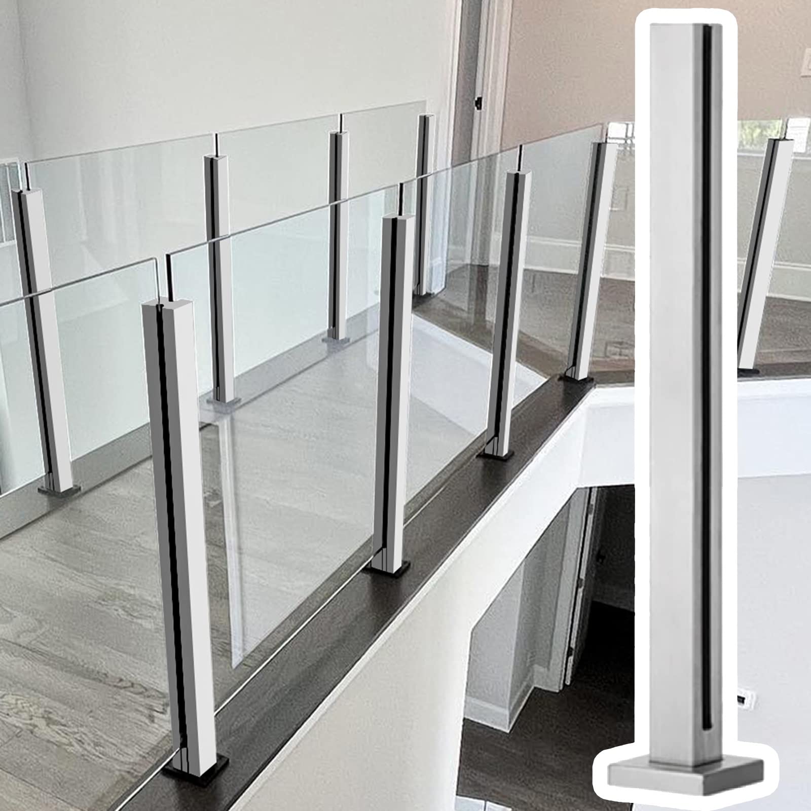 Connecteur de poteau pour clôture de couloirs extérieurs