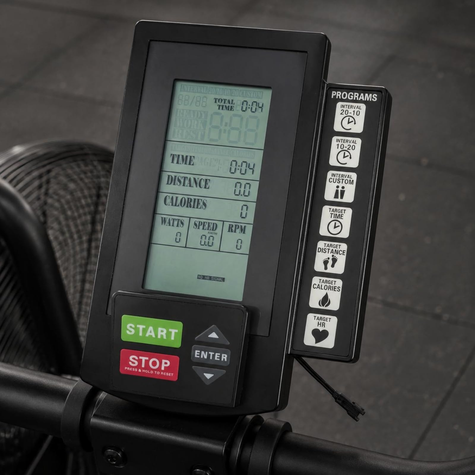 Bluetooth Exercise Bike Display Bici Stazionaria Contachilometri Schermo Digitale Tachimetro Plastica Pannello Allenamento Modalità Target Tempo