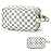 Narwey Travel Toiletry Bag for Women Traveling Dopp Kit Travel Bag for Toiletries Cosmetic Bag Makeup Bag Medicine Bag for Traveling (Mint Green Checkerboard)