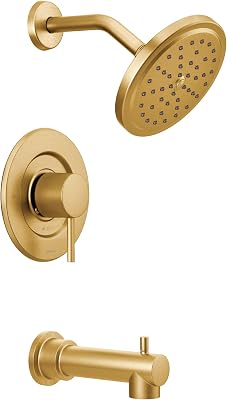 Moen Vestige Posi-Temp Badewannen-/Duscharmatur – Chrom, Mit Moenflo XL Handbrause