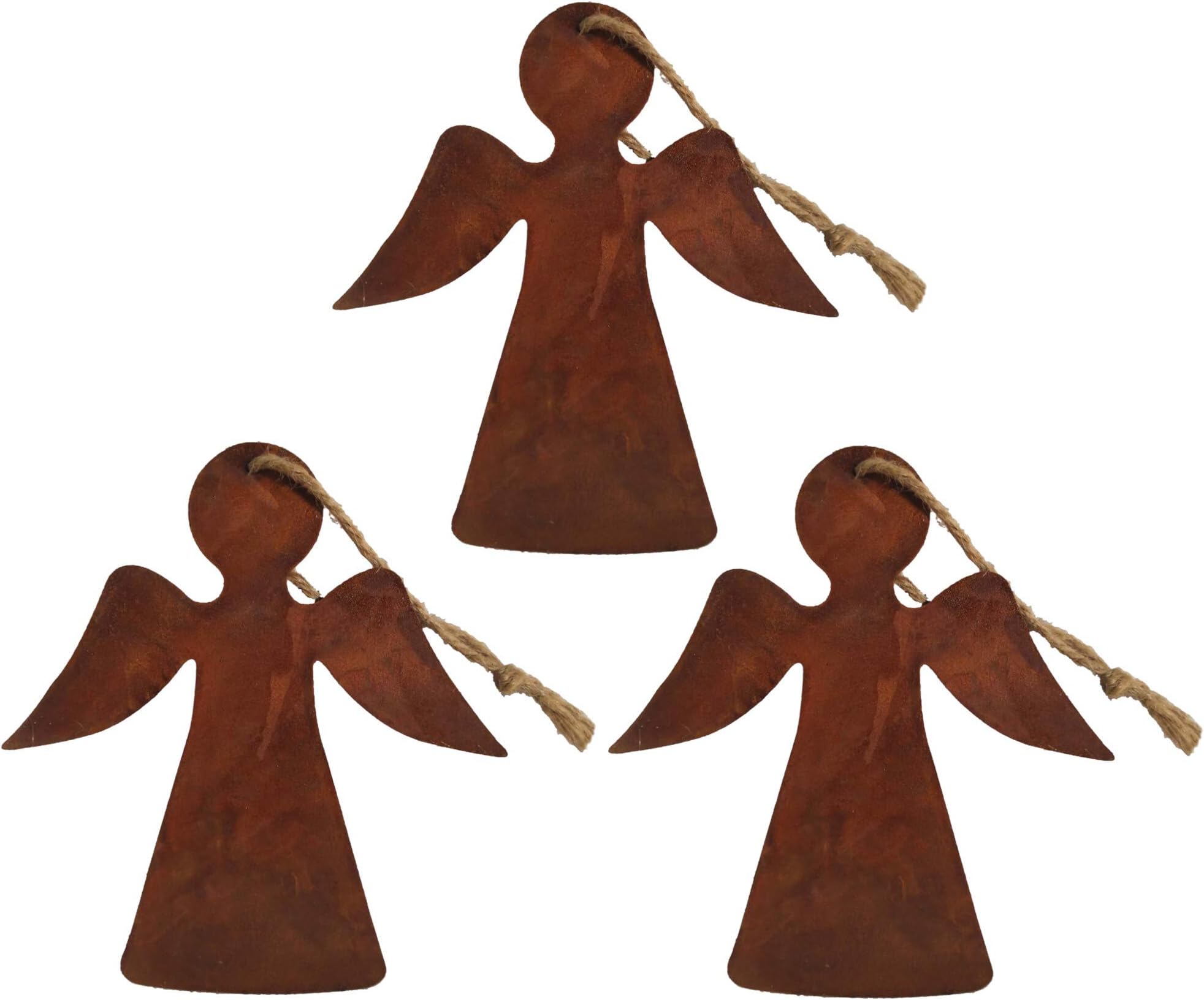 Rostikal Betender Engel 30cm - Edelrost Deko Figur Für Weihnachten & Garten