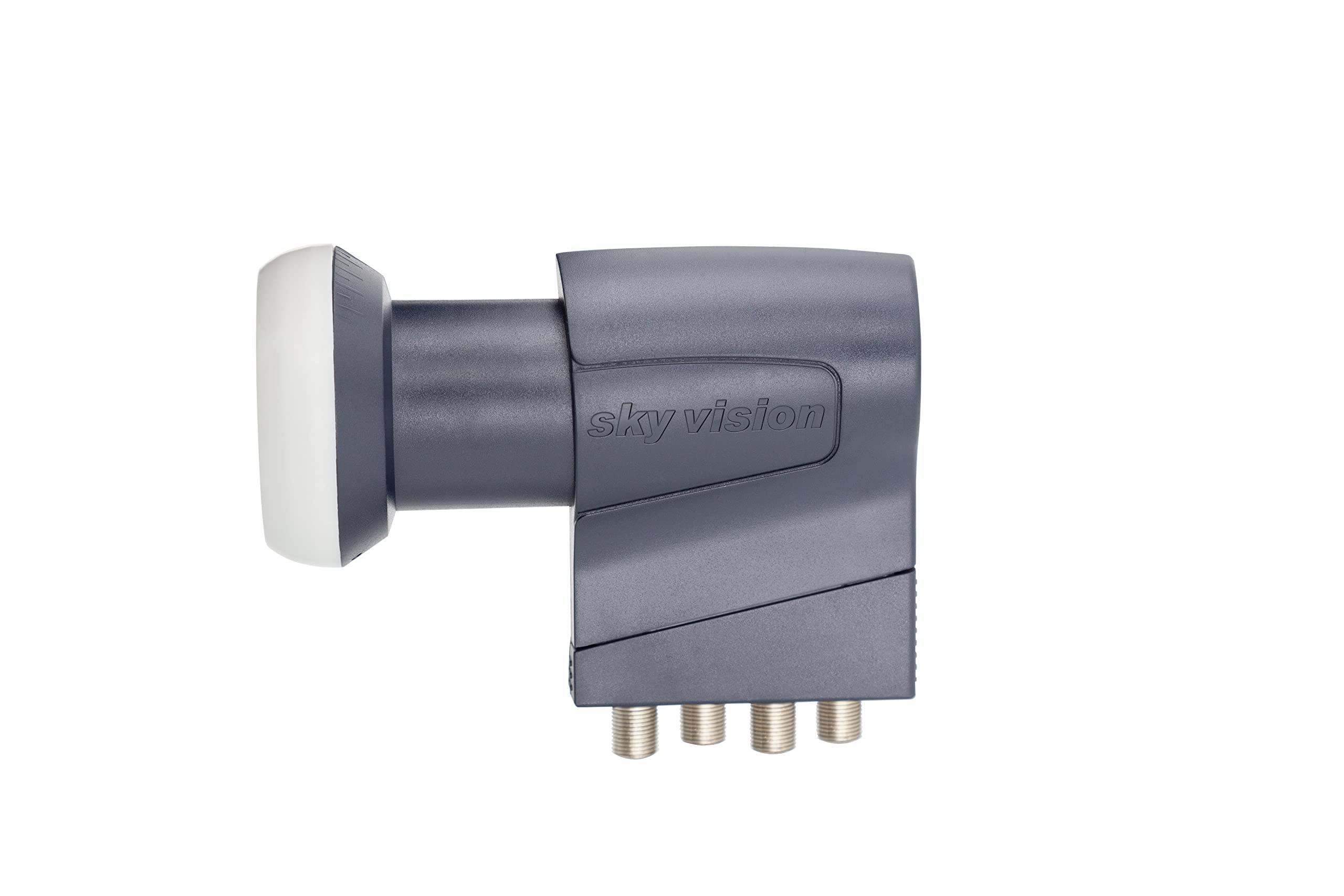 SKY VISION Quattro LNB LNB Satellites Universel pour commutateur Multiple avec boîtier de Protection Contre Les intempéries, pour réception numérique Satellite en HD, Full HD et UHD, Facteur de Bruit