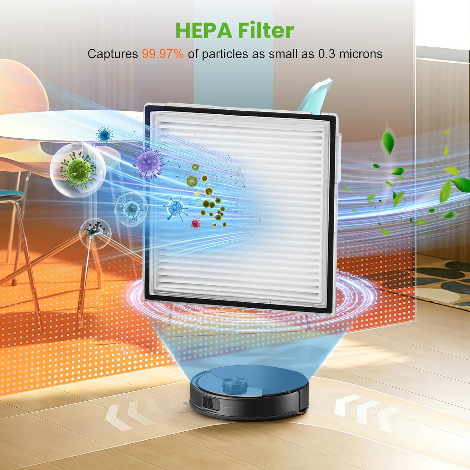 26 Pack Replacement Accessories for Roborock Q10 S5/Q10 S5+/Q10 X5/Q10 X5+ Robot Vacuum Cleaner, 2 Main Brushes 6 Side Brushes 4 HEPA Filters 6 Mop Pads 6 Dust Bags 1 Cleaning Brush 1 Screwdriver