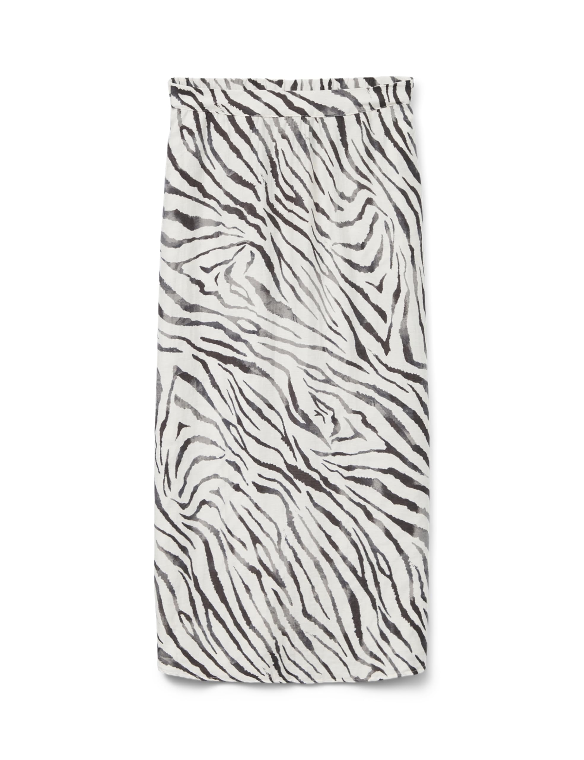 VERO MODA Women's Vmdora Desy Mw Ankle Skirt WVN Btq Ga, Cloud Dancer, M