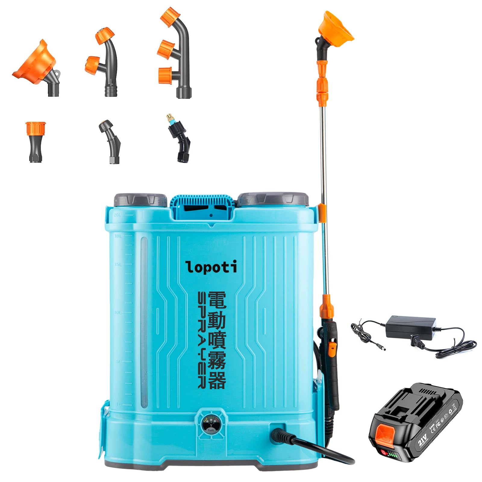 電動噴霧器 背負い式 16L バッテリー式 Amazon.co.jp: lopoti 電動噴霧器 背負い式 16/20L バッテリー式