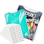 PigPotParty 100PCS 9x 12 & 100PCS 10x 13 Cellophane Plastic T Shirts Bags, Clear Poly Bags with Size Stickers, Resealable Self-Sealing for Small Business, Packaging Clothing, Shirts and More