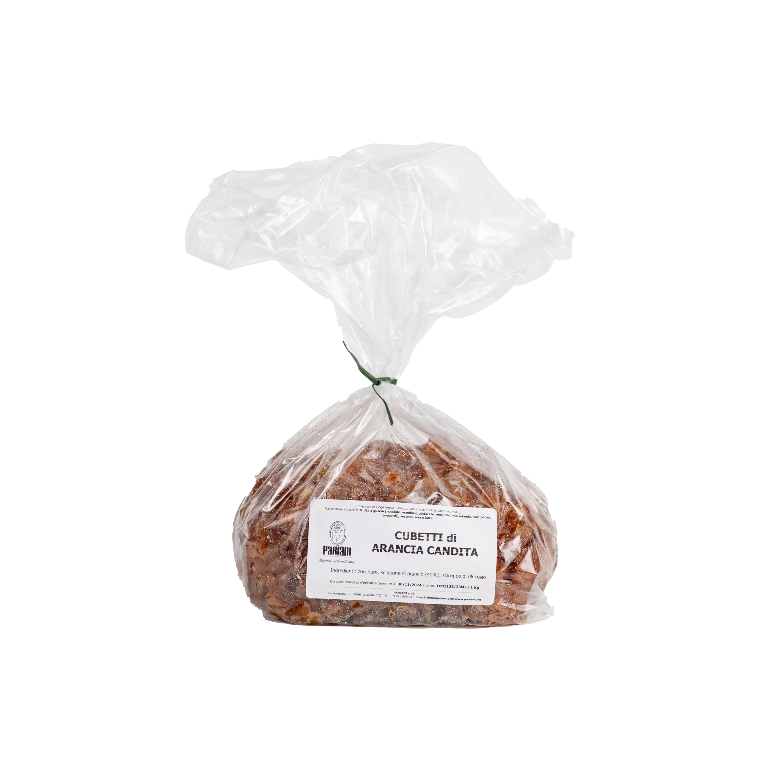 Pariani - cubetti di arancia candita, 1kg single