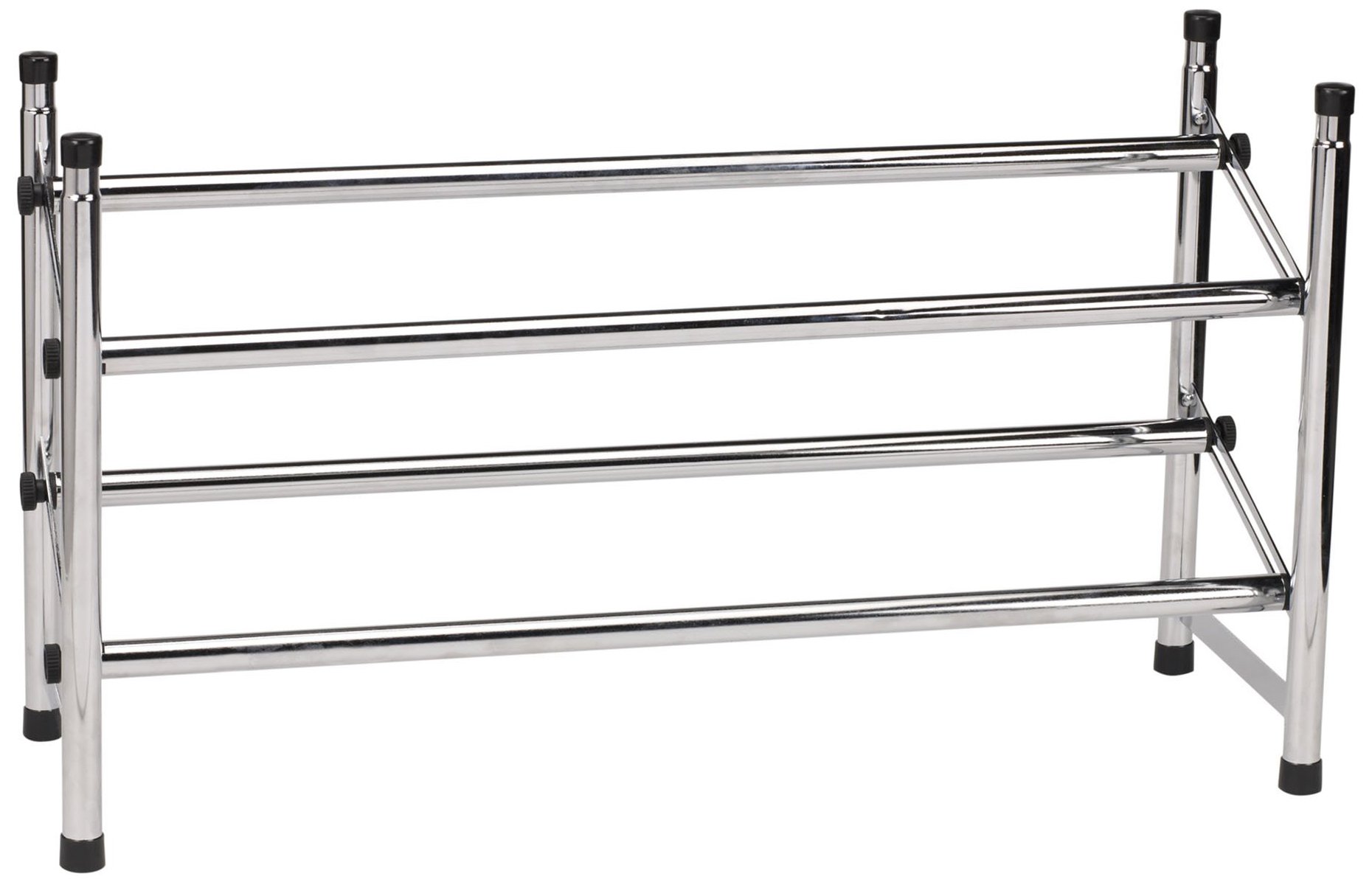 Household Essentials 2101 Expandable TwoTier Shoe Rack