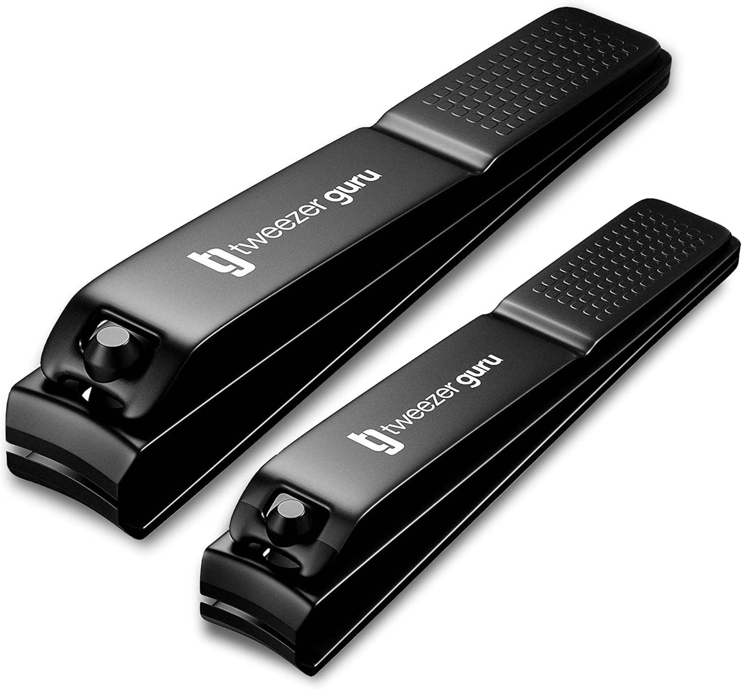 Tweezer Guru Professional Stainless Steel Nail Clipper Set (2-Pack)