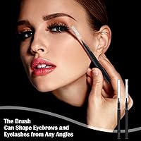 Vista 5 de Patelai 150 piezas de cepillo micro para cejas con tapa, laminación de cejas, carrete de peine de elevación, herramientas de relleno de pestañas