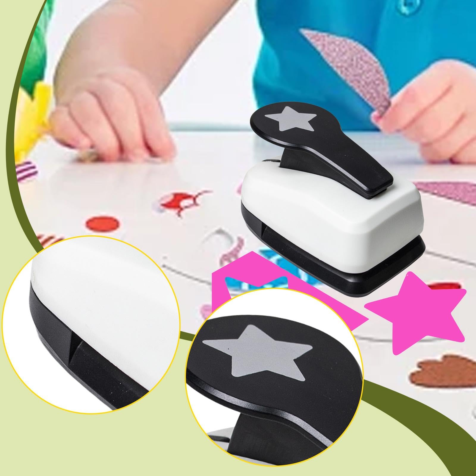 Harilla Perforatrice décorative en Forme de Petit perforateur Manuel pour Loisirs créatifs, Scrapbooking, Cartes de Mariage, Étoile à Cinq Branches