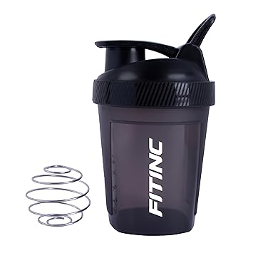 FITINC Plastic Gym Shaker With Mixer Ball | Shaker For Pre-Post Workout & Protein Shake | Leak Proof | 100% Reusable | Bpa Free | 300 ML - image, photos