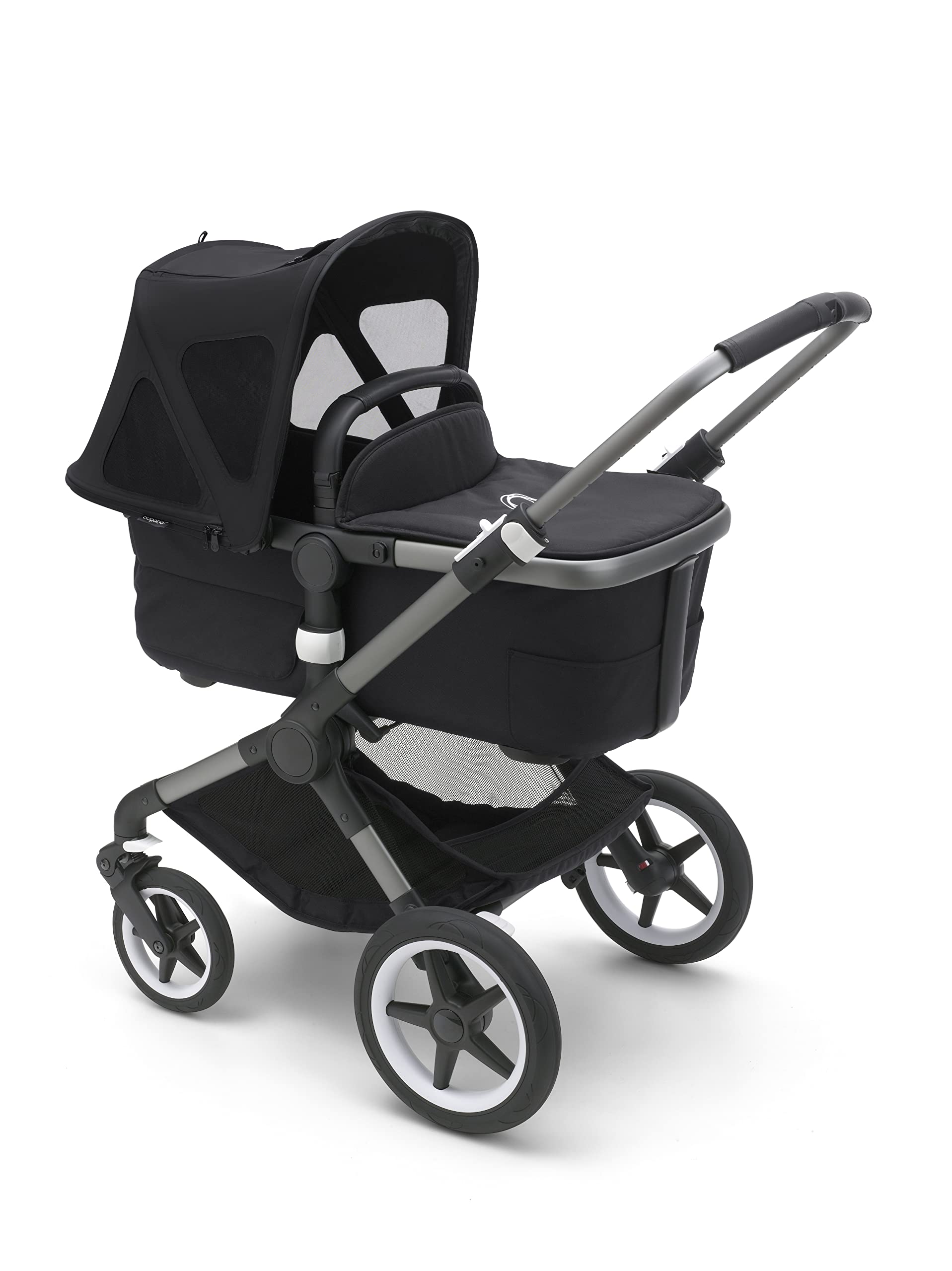 Bugaboo Window Hood, extendable for Extra Coverage and Optimal Sun Protection, Compatible with Fox 3 pushchairs (not Compatible with Fox 5)/Cameleon3, Midnight Black Baby Products