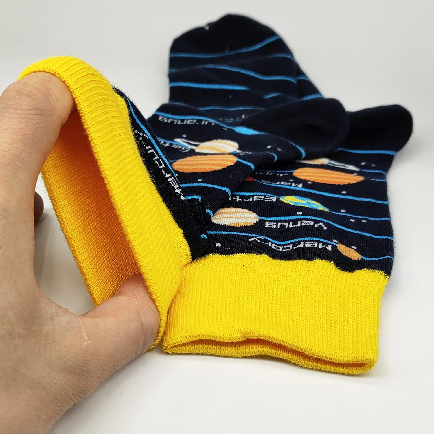HSELL Mens Funny Pattern Dress Socks Crazy Design Cotton Socks Novelty Gifts for Men