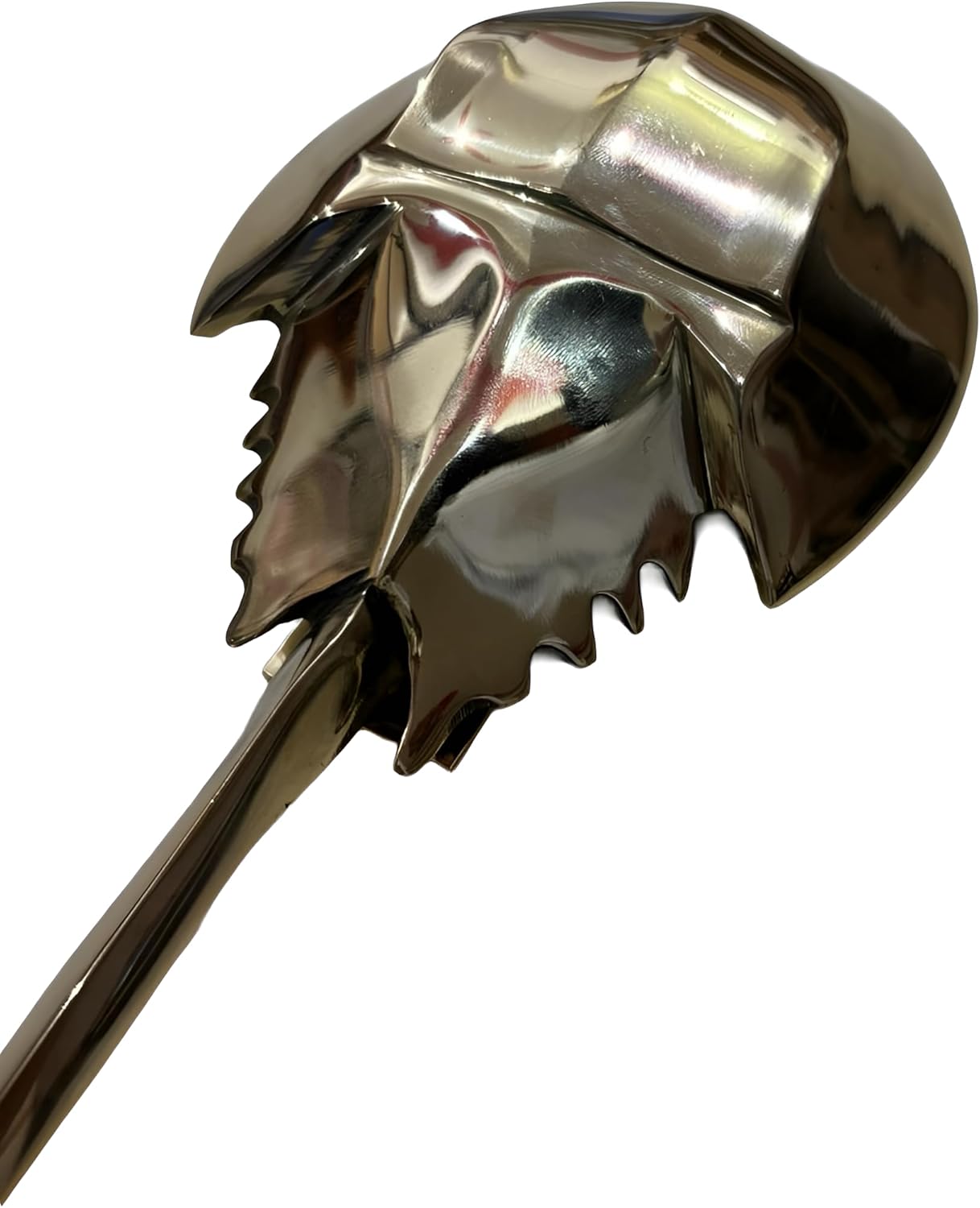 Handcrafted Maritime Horseshoe Crab Door Knocker – Solid Brass Nautical Décor for Front Doors, Cottages & Gifts