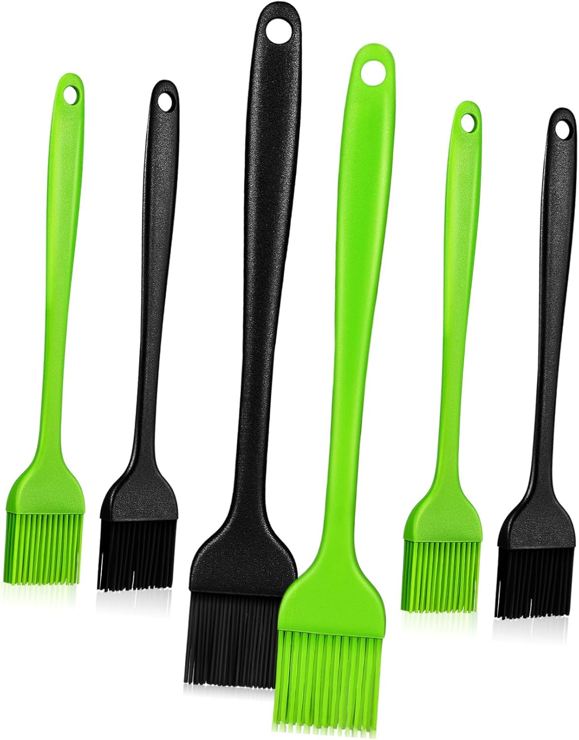 6pcs Oil Brush Butter Brush Bbq Brush Silicone Cooking Brush Marinades Brush Portable Brush Basting Brush for Cooking Baking Brush Baster Barbecue Cooking Oil