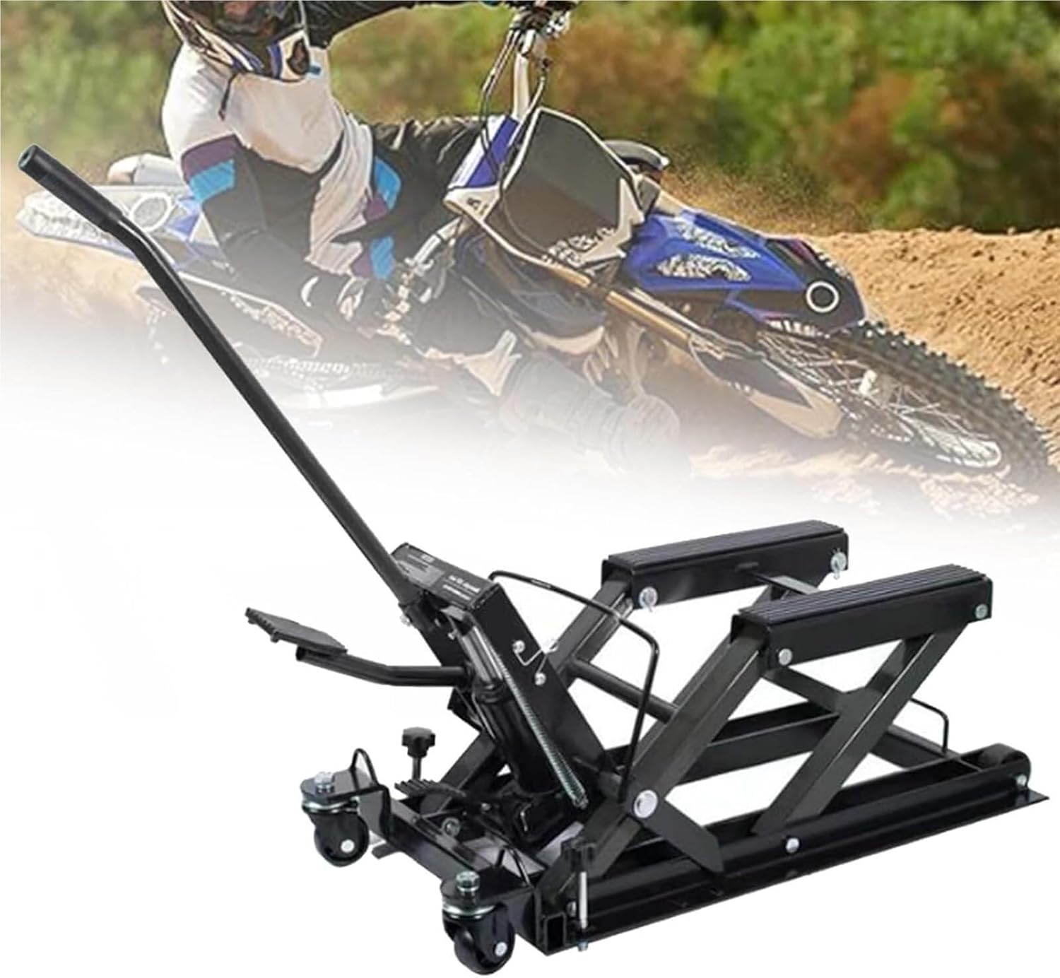 Adjustable Electric Motorcycle Lift Table for Repair and Maintenance, Heavy Duty Lifting Platform
