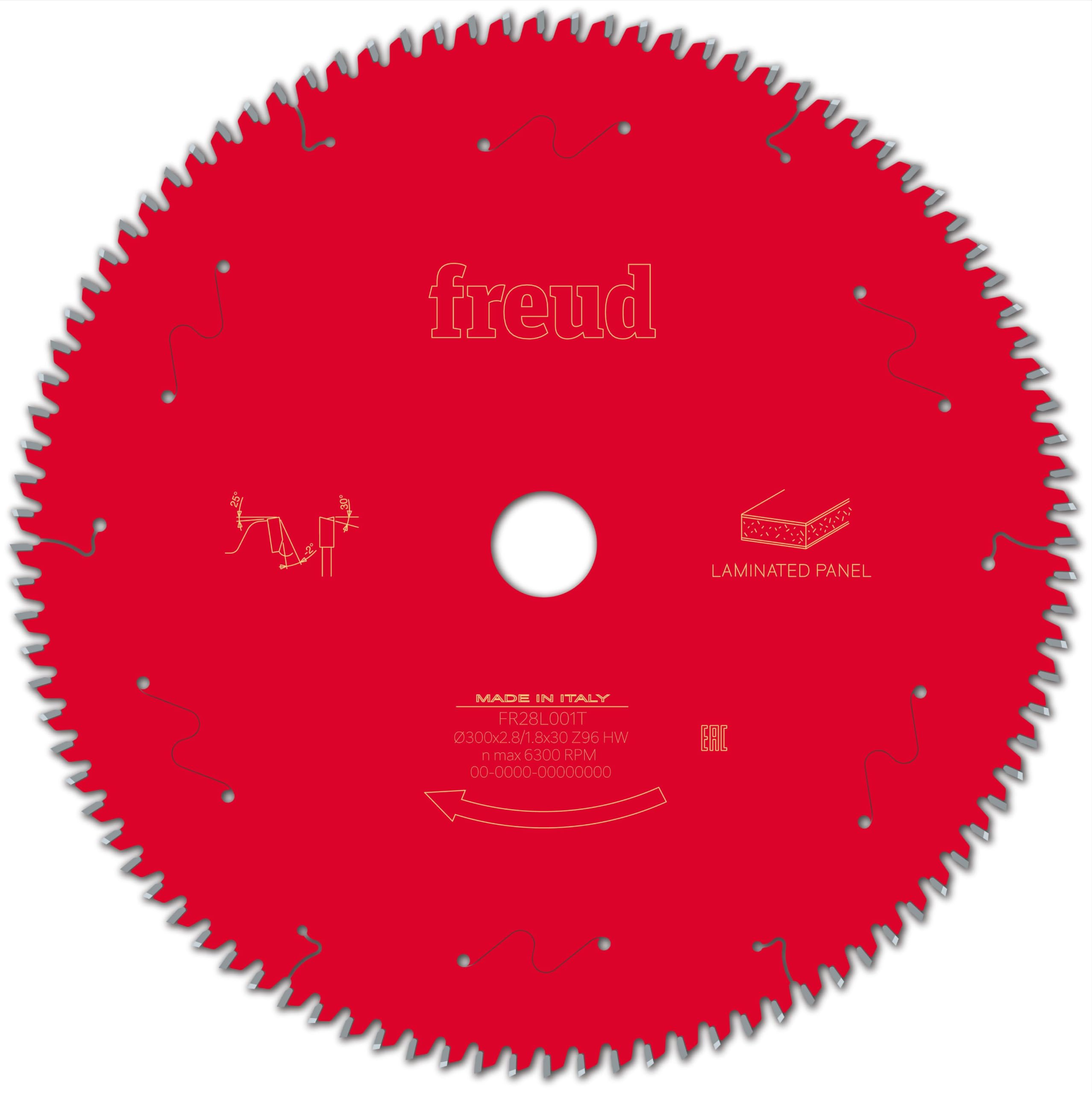 Freud Silver Lp67m 300Mm 96T 30Mm Circular Saw Blade For Laminated Panel