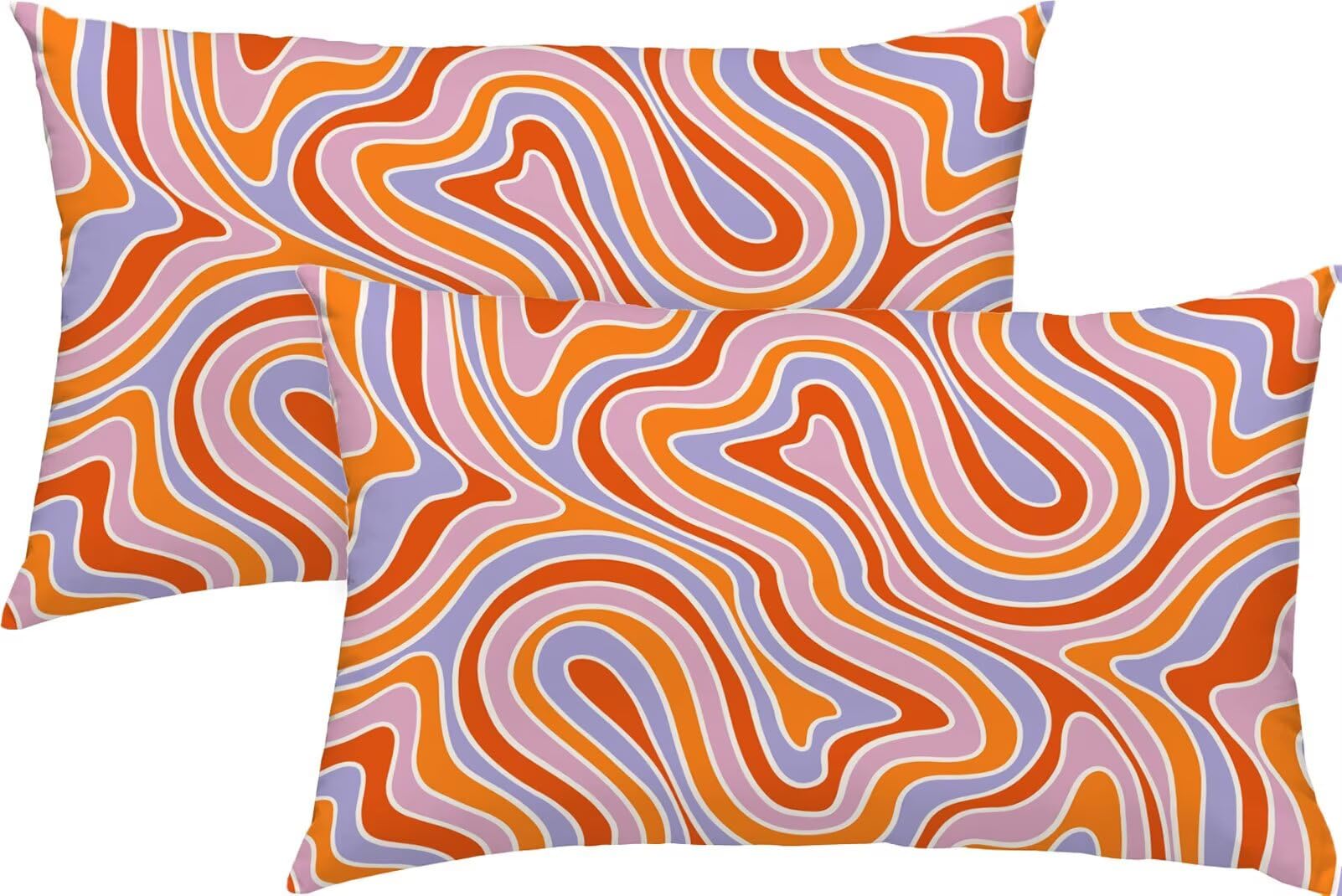 Poszewka na poduszkę 60x80 cm, zestaw 2 poszewek na poduszki abstrakcyjny E