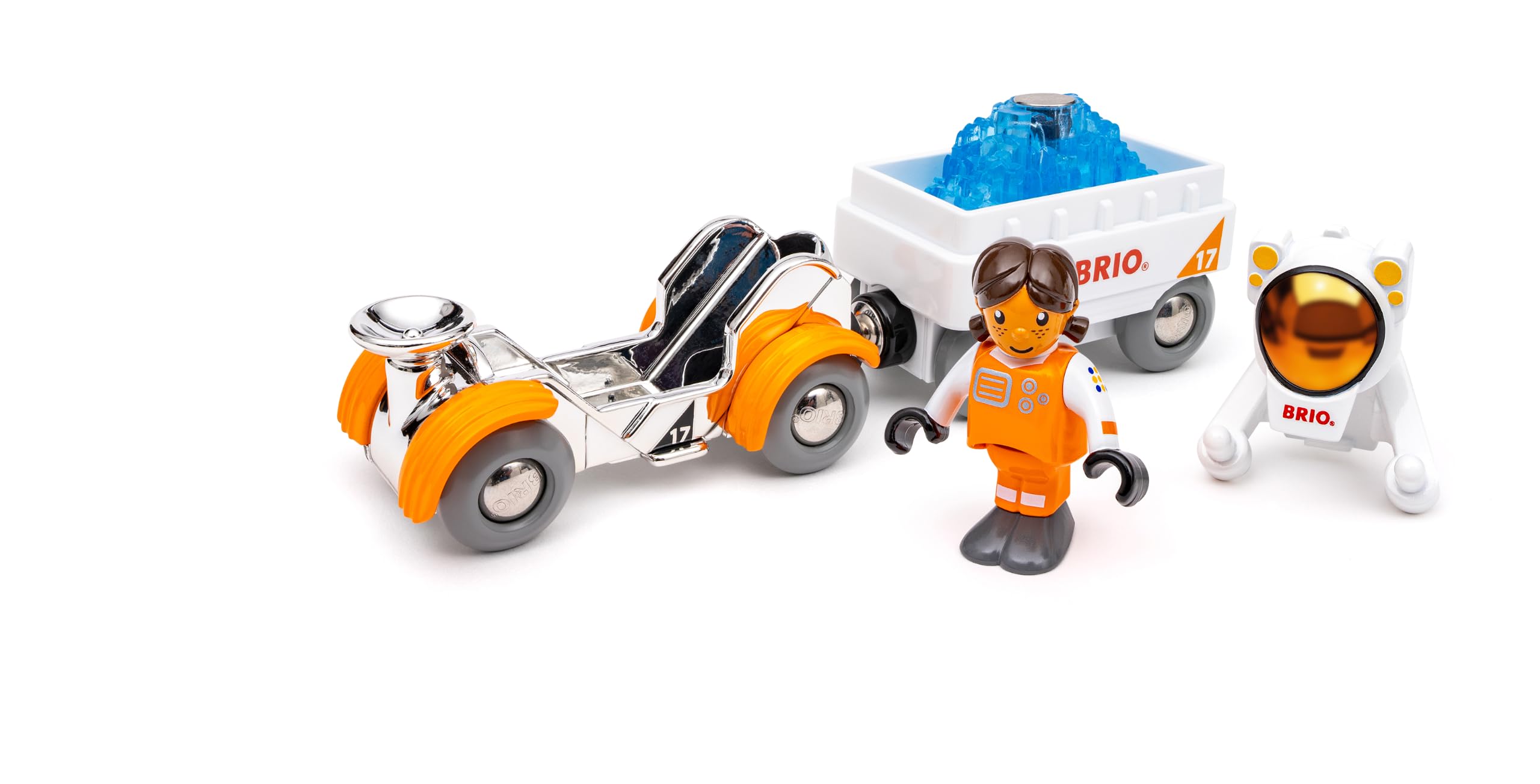 Ravensburger BRIO World - 36160 Space Rover | Toy Trains, Wagons & Vehicles for Kids Aged 3 Years Up