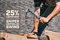 Vista 3 de Spec Ops Tools Martillo de Clavos, 20 oz, Garra Extractora, Cara Lisa, Agarre Absorbe Impactos, 3% Donado a Veteranos