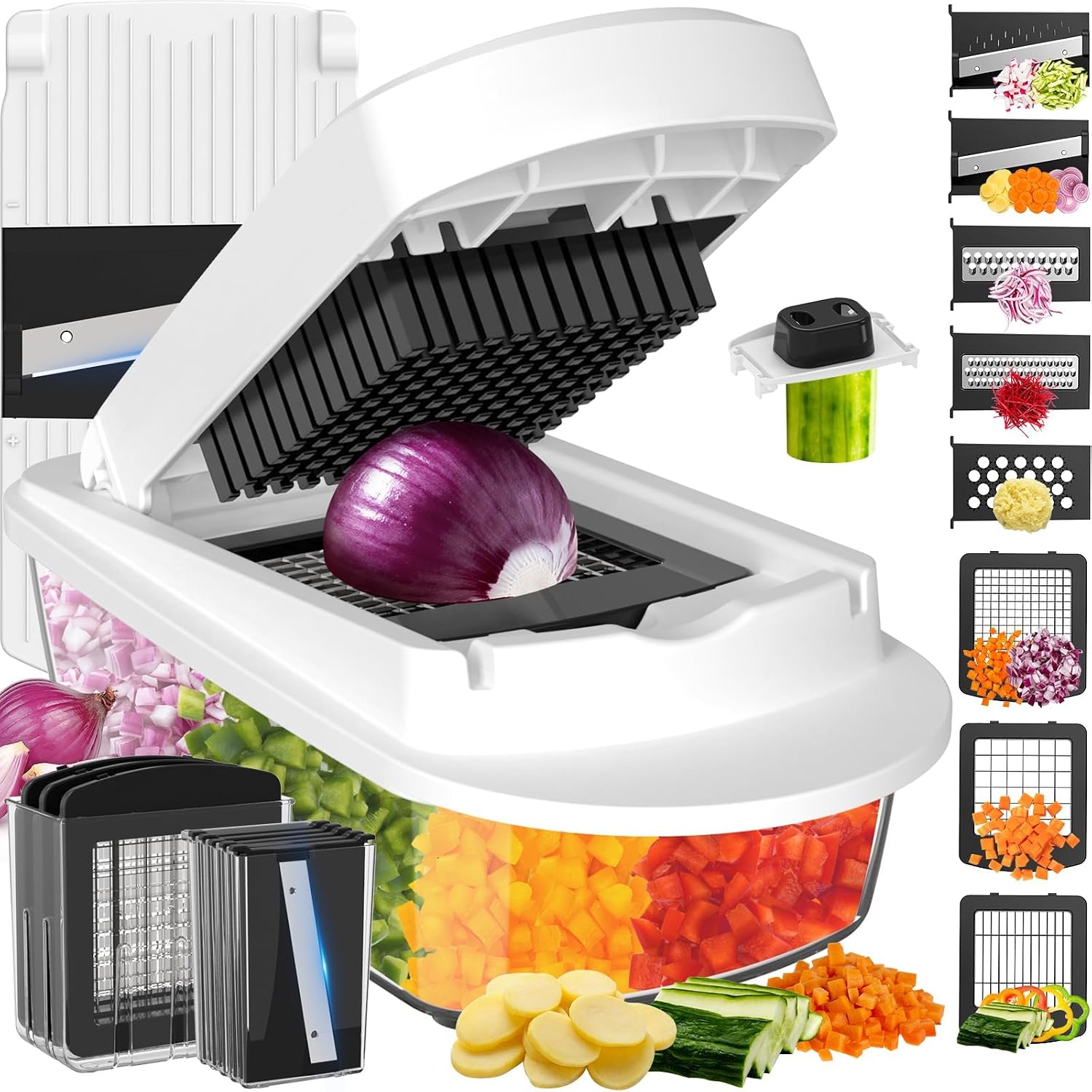 8 Blade All-in-1 Vegetable Chopper