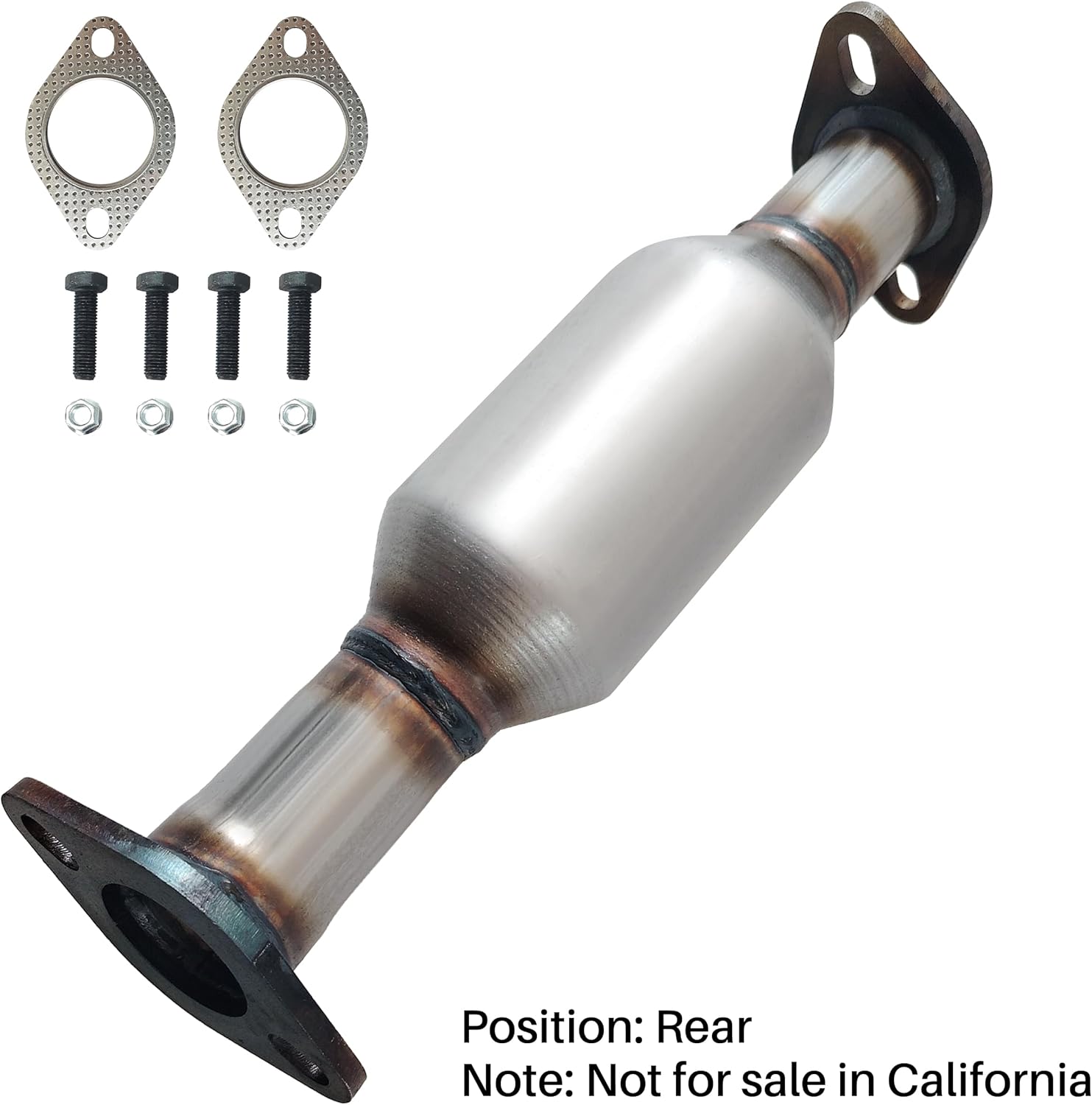[Rear]FortunaFlow Catalytic converter compatible with Hyundai Sonata 2006-2007 3.3L,Replace 16375,642170,17170(EPA Compliant)