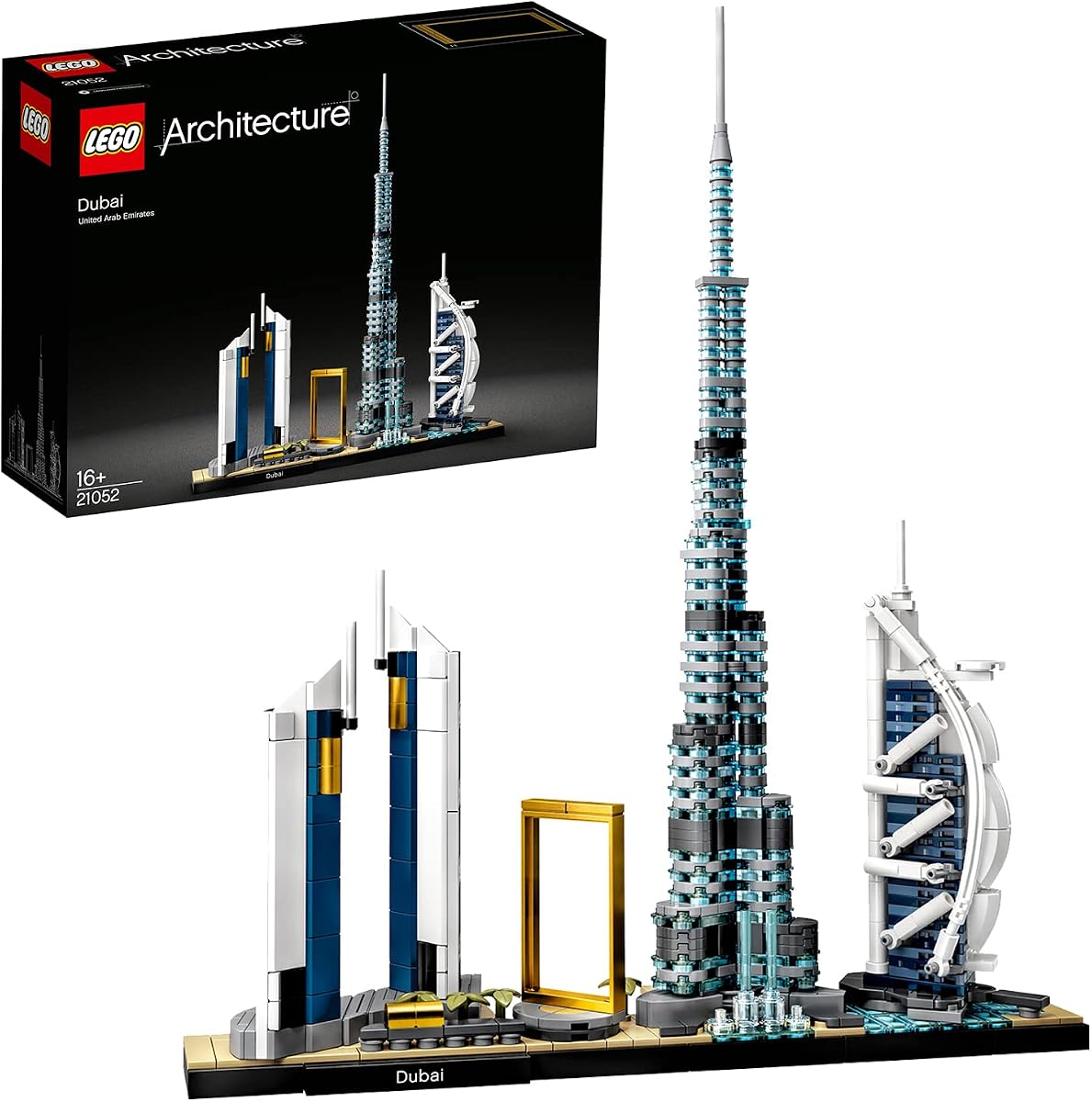 21052 Architecture Dubai, idea de regalo para jóvenes a partir de 16 años, pasatiempos creativos para adultos, maquetas y modelismo