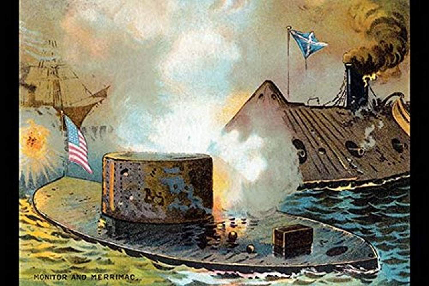 Buyenlarge0-587-31656-x-C2436 "Monitor and Merrimac" Gallery Wrapped Canvas Print, 24" x 36"